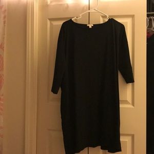 Black Dress quarter sleeve